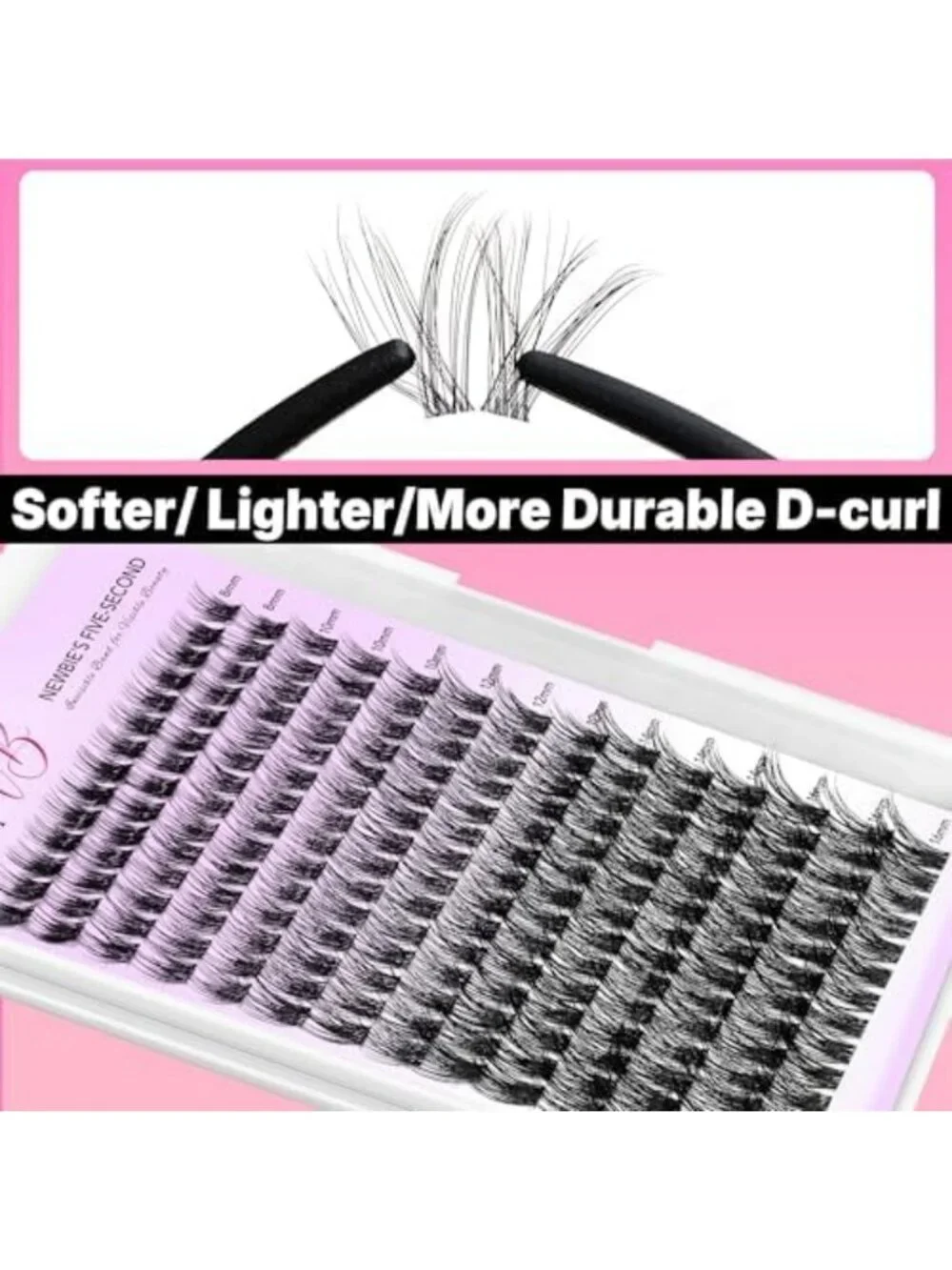 Luxe Bold Lash Clusters Kit for Beginners | Easy Five-Second Eyelash Application